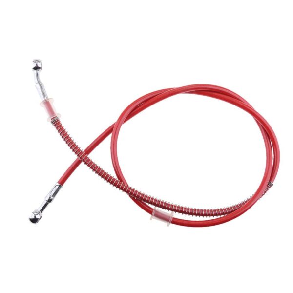 Brake Hose line Pipe cable for Brake Braided Hose Line Pipe Red - Image 3