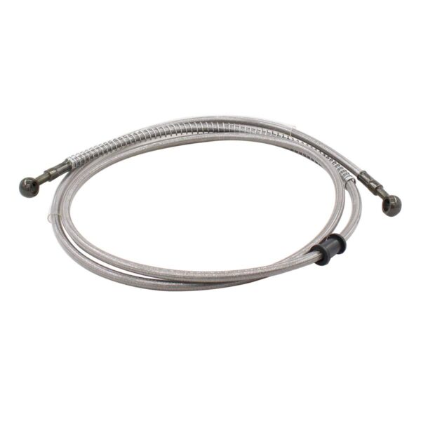 Brake Hose line Pipe cable for Disc Brake Hydraulic Hose Silver - Image 2