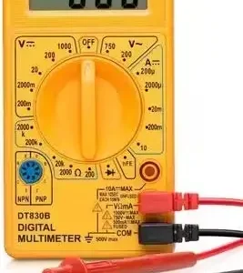Digital Multimeter DT-830D – AC/DC Voltage Current & Resistance Tester ( default, Standard )