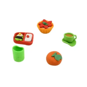 3D Mix Design Fancy & Stylish Colorful Erasers, Mini Eraser Creative Cute Novelty Eraser for Children Different Designs Eraser Set for Return Gift, Birthday Party, School Prize (1 Set) ( defa