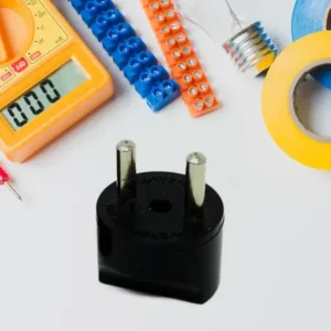 2 Pin 4 Amp. Conversion Electrical connector Plug, 2 PIN Plug Converter, Plug Adapter With Color Box (1 Pc ) ( default, Standard ).